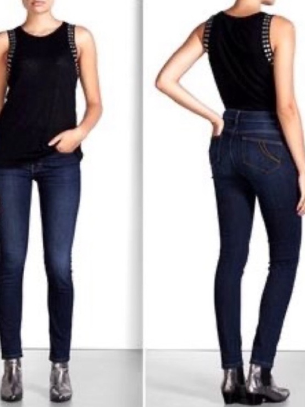 Maje Dark Blue Skinny Jeans